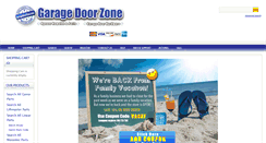 Desktop Screenshot of garagedoorzone.com