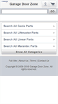 Mobile Screenshot of garagedoorzone.com